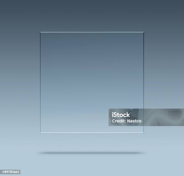 Blank Glass Plate Stock Photo - Download Image Now - Glass - Material, Transparent, Control Panel