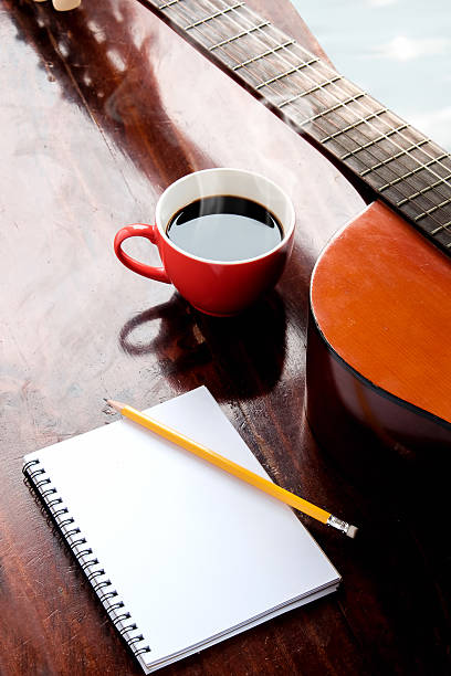 istock notebook and pencil on wooden. 489787088