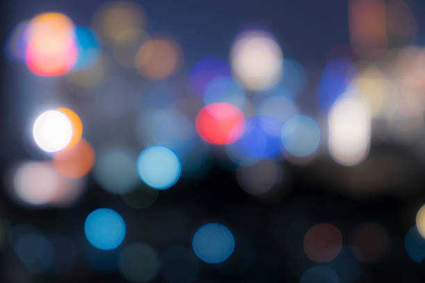 istock Bokeh blurred city lights in the night 489790080