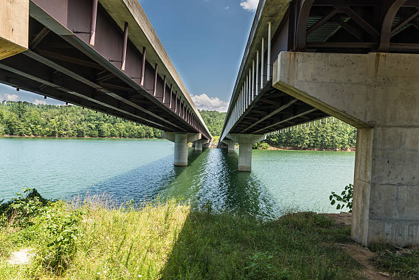 istock Twin Bridges over Water 489802290