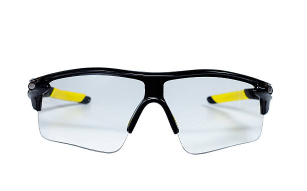 istock Sport sunglasses on white background 489805560