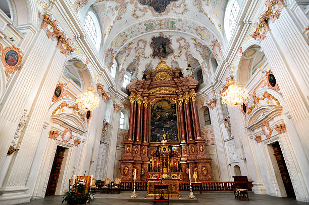 istock Jesuit Church, Lucerne 489806420