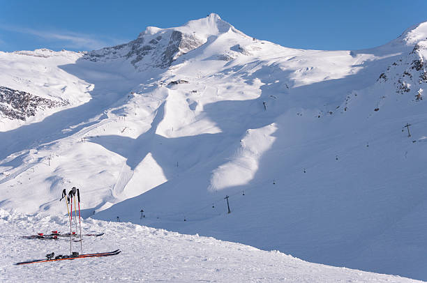 istock Skis and Hintertux Glacier 489807478