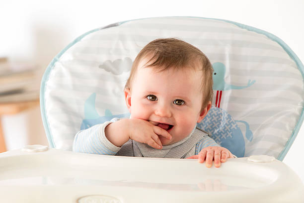 istock Baby in Highchair 489808555
