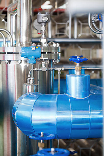 istock part of the LNG refuelling system 489809124