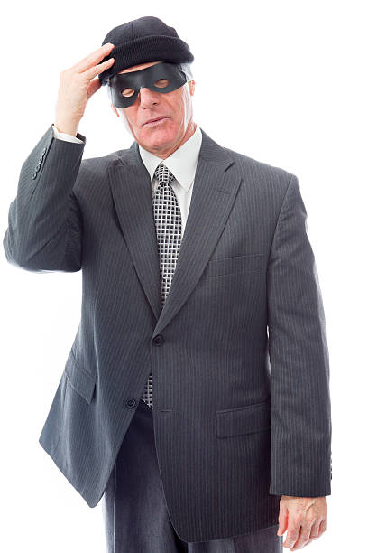 istock Businessman wearing eye mask 489809247