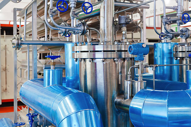istock part of the LNG refuelling system 489809434