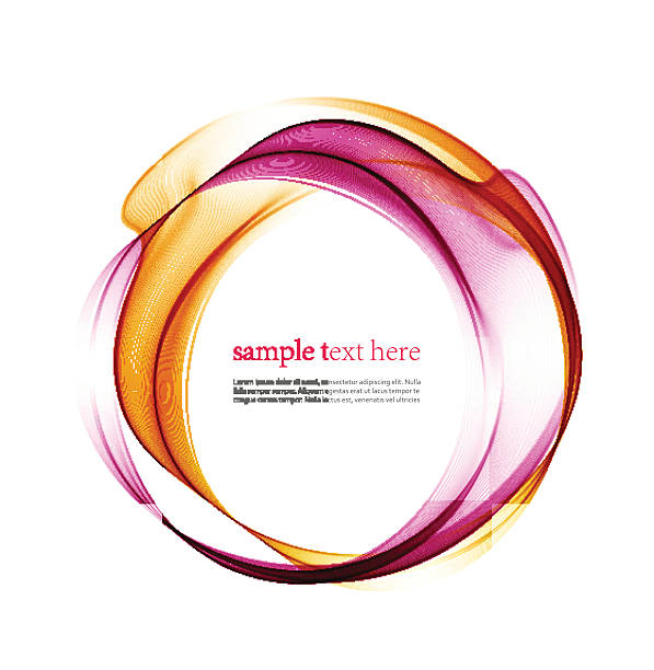  Vector smooth color Transparent abstract waves. EPS 10