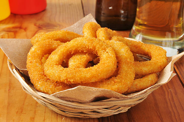 istock Basket of onion rings 489811831