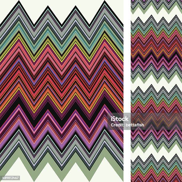 Chevron Sem Costura Padrão - Arte vetorial de stock e mais imagens de Elemento de desenho - Elemento de desenho, Abstrato, Chaveirão