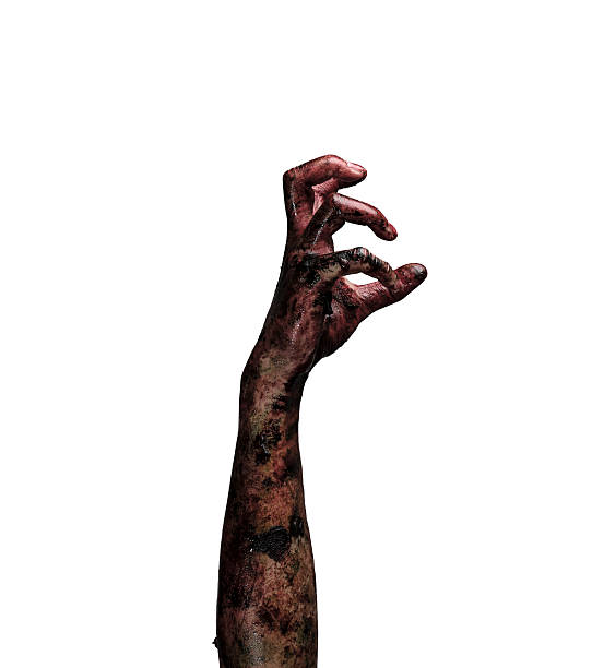 istock Blood  zombie hands,  zombie theme, halloween theme 489813052