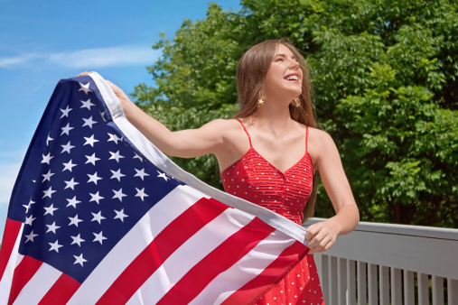 Woman American Flag – 4th of July