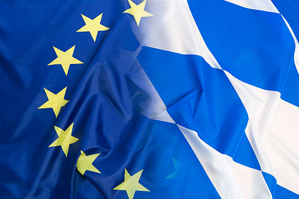 istock European Union flag vs. Bavaria flag 489814158