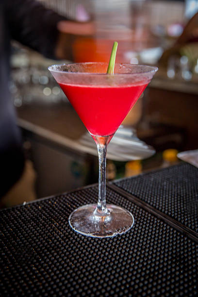 istock Red cocktail in the bar 489815930