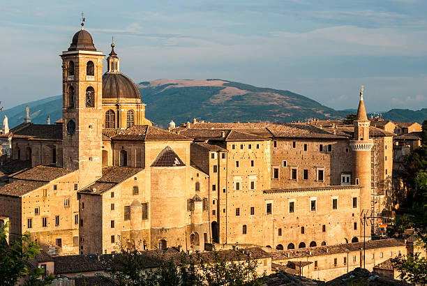 istock Buildings in Urbino during the golden hour 489816232