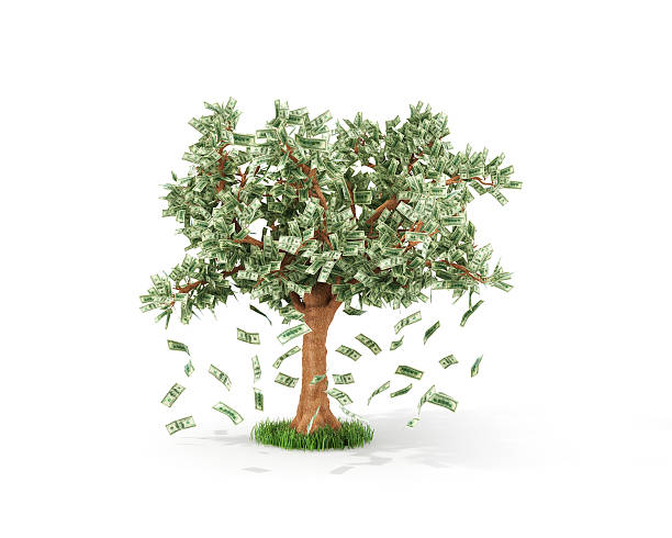 istock Business or savings concept of a money tree 489835898