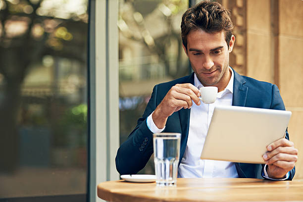 istock His favorite place for coffee and wifi 489836984