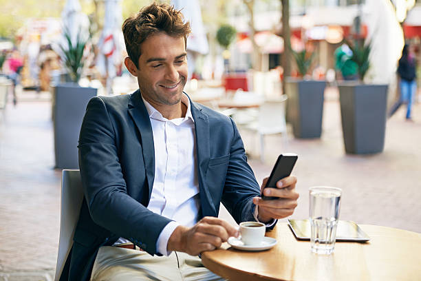 istock Catching up with his business contacts 489837046