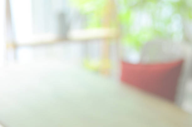 istock Blur table and chair in coffee shop abstract background. 489837284