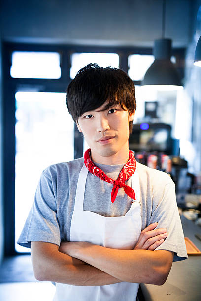 istock Portrait of a Young Asian Chef 489839832