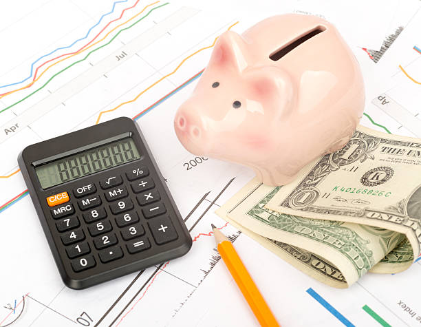 istock Piggy bank with cash 489841660