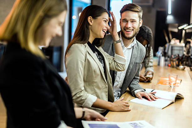 istock Friends at the counter of a bar after work 489842668