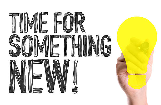 istock Hand with marker writing the word Time For Something New 489843174