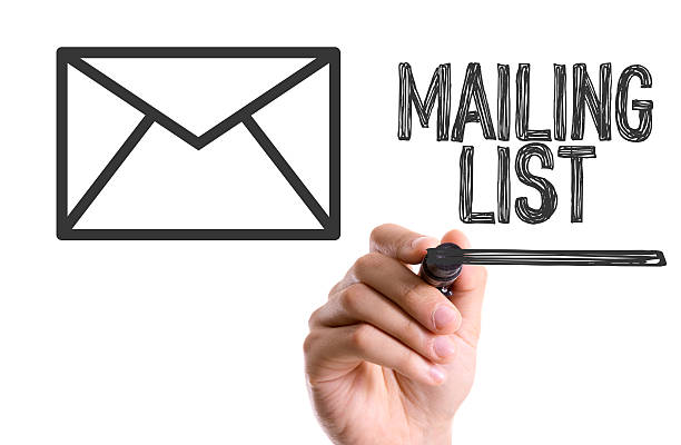 La Parola Inglese Mailing List Si Riferisce Eipass 14.700+ Mailing List Foto stock, immagini e fotografie royalty-free