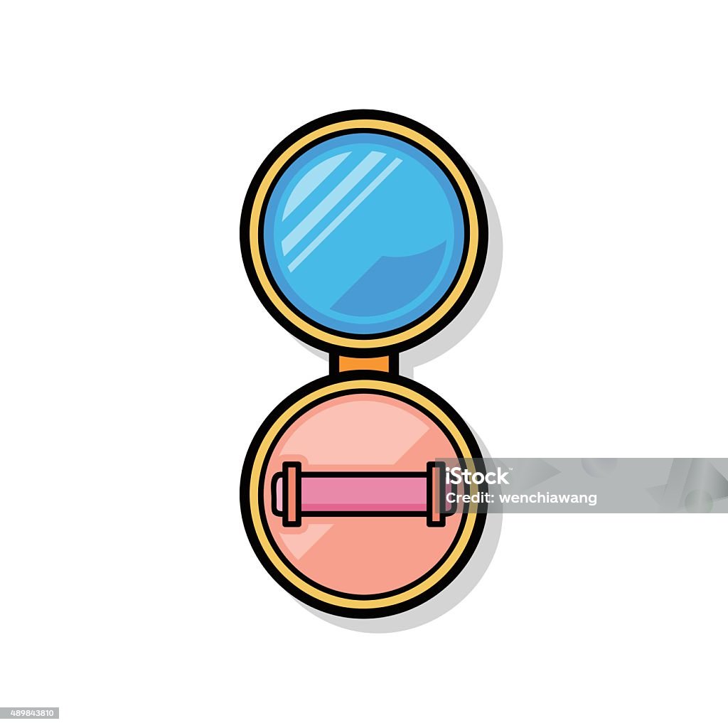 Powder Doodle Cosmetic Powder Doodle Stock Illustration - Download Image Now ...
