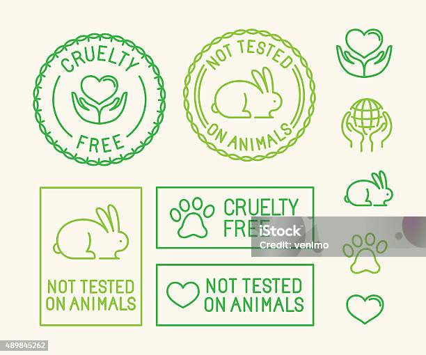 Vector Set Of Ecology Badges And Stamps For Packaging Stock Illustration - Download Image Now