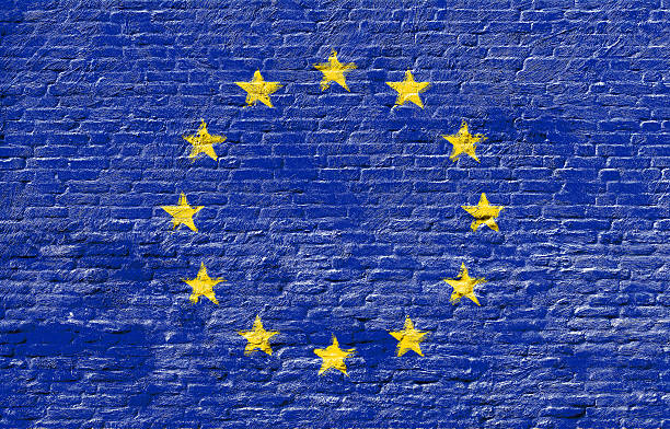 istock European Union - flag on Brick wall 489863052