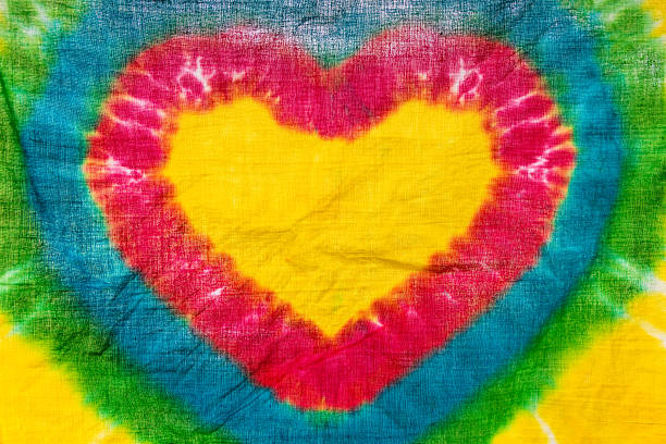 istock Abstract background colorful tie die pattern on cotton fabric 489869016