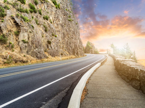 istock winding road at Palouse 489874390