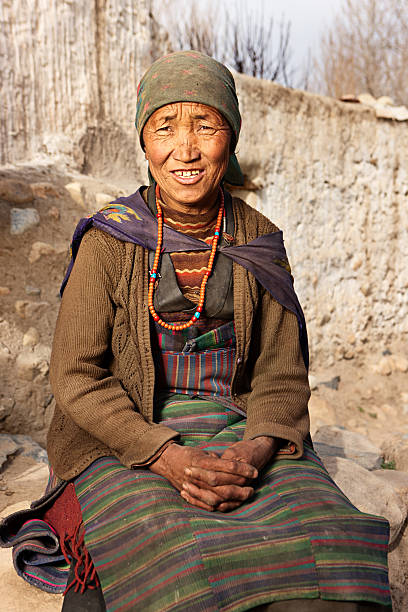 istock Tibetan woman, Lo Manthang, Upper Mustang 489875828