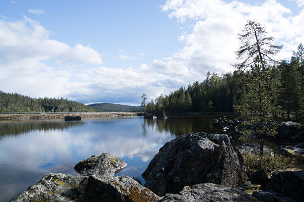 istock Lake in Lapland, Finland 489876028