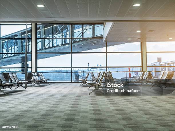 Airport Terminal Stock Photo - Download Image Now - Airport, Airport Departure Area, No People
