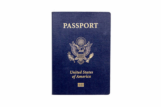 United States Passport Isolated on White