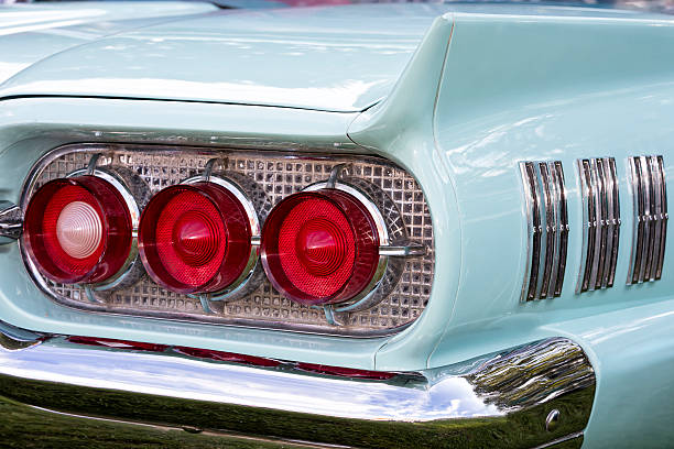 istock Taillight Of Classic Car 489899392