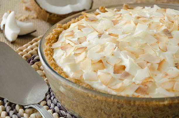 istock Homemade coconut cream pie 489902886