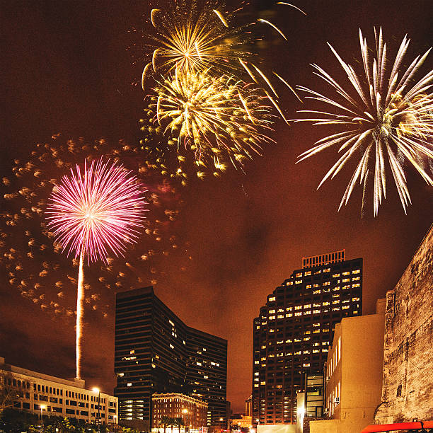 istock new orleans skyline with the fireworks 489904066