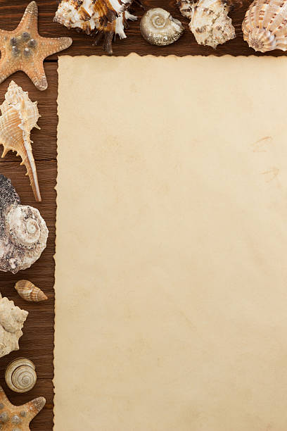 istock sea concept and aged paper 489906453