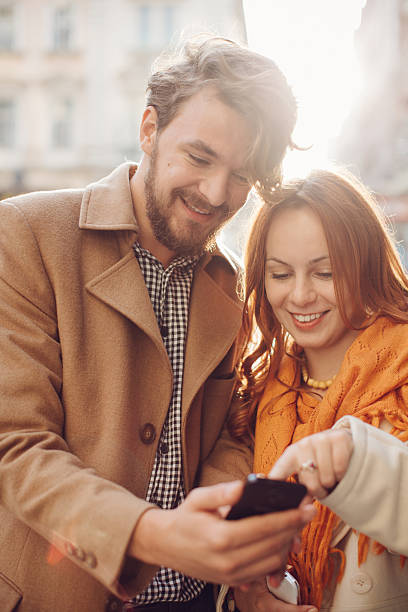 istock Young couple enjoying outdoors in autumn. 489906546