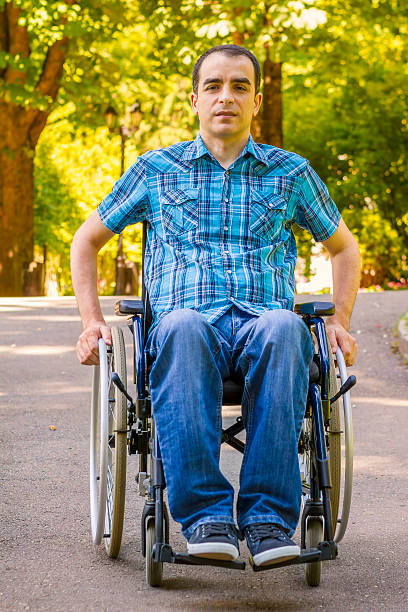 istock Young man in wheelchair 489907936
