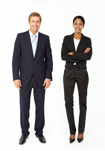 istock Smartly dressed businessman and woman 489908170