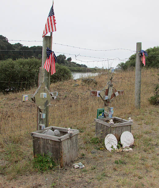 istock Temporary Memorial For Two Fatalities Adjacent to Pacific Coast Highway 489909218