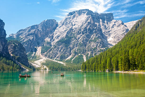 istock Boating on Lake Braies 489910290