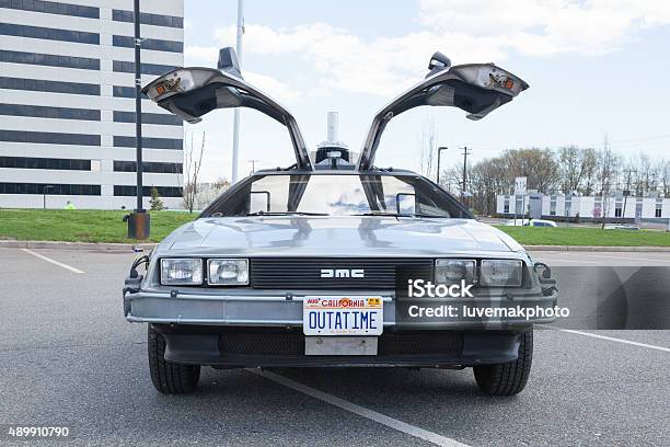 Back To The Future Car Stock Photo - Download Image Now - DeLorean, Back To The Future, Car