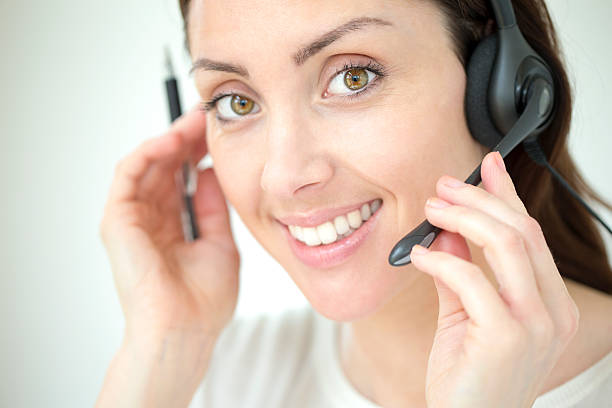 istock Business Customer Service Person Smiling 489910847