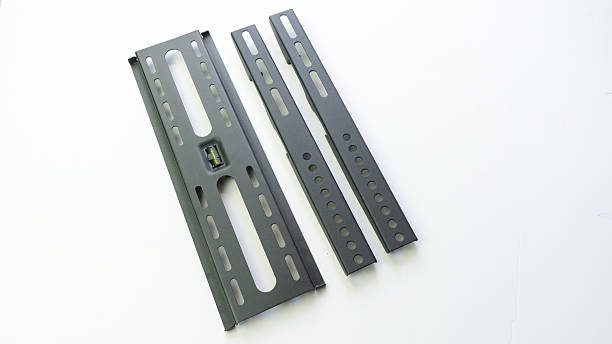 istock Grey color parts of wall mount brackets for LCD display 489911618