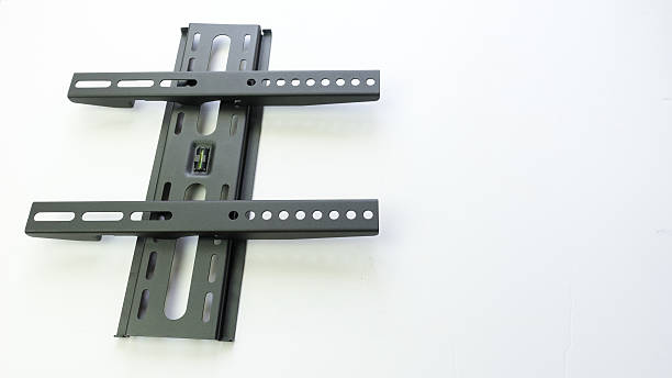 istock Grey color parts of wall mount brackets for LCD display 489911632